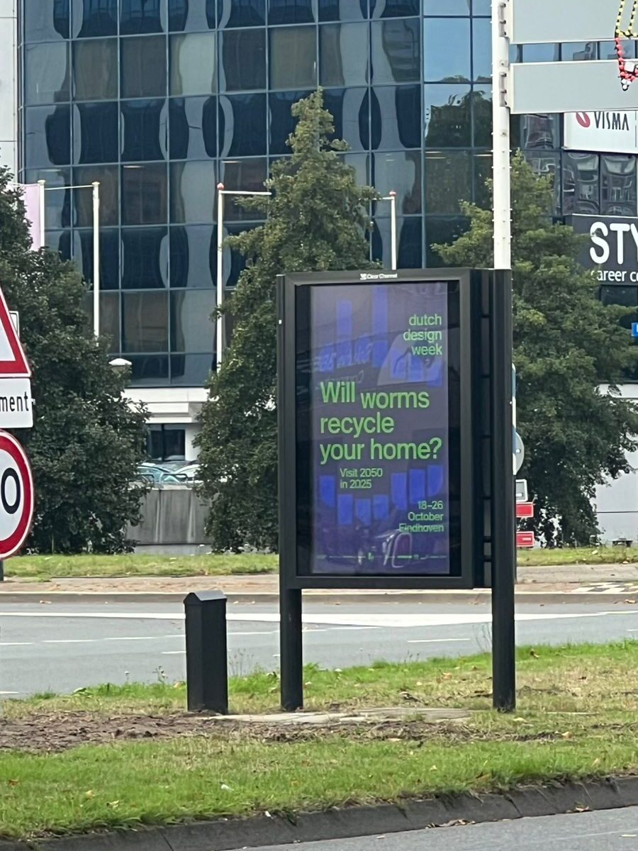 Billboards all over in the city of Eindhoven